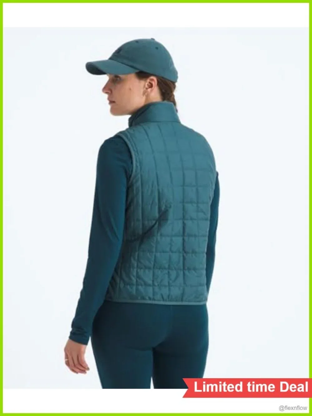 Women's Insulated Vest with Recycled Polyester, Water Repellent